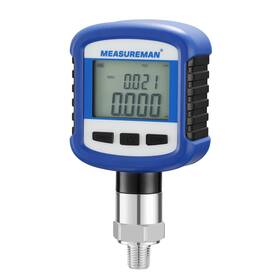 4ftftnpt Measureman Ma222 Digital Industrial Pressure Gauge -15psi-0 0.2% Fs 1/4ftftnpt Lower Stainles
