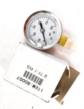 80007 Midland Industries Pneumatic Pressure Gauge 2 Inch Dial 0-300 Psi 1/4 Connect