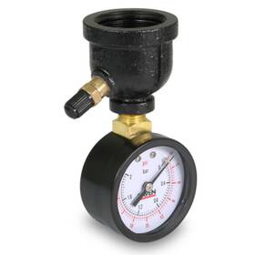 Midline Valve 804595382288 1 Inch Fip Bell Reducer Air Gas Pressure Test Gauge X 30psi 2 Display