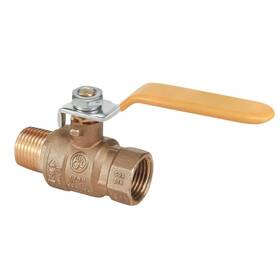822mf256 Midline Valve Premium Brass Full Port Ball 3/4 Inch Fip X Mip C