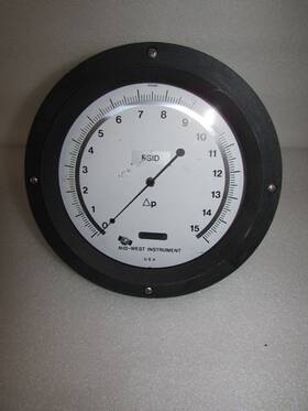 109fe-03-00 Midwest Instrument Vintage Nos Differential Pressure Gauge 109fe-03-00 Midwest Instrument Vintage Nos Differential Pressure Gauge