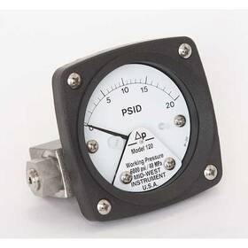 120-sa-00-oo-20p Midwest Instrument Pressure Gauge To 20 Psi