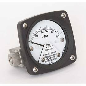 120-sa-00-oo-50p Midwest Instrument Pressure Gauge To 50 Psi