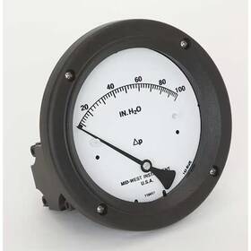 142-sc-00-oo-100h Midwest Instrument Pressure Gauge To 100 In H2o