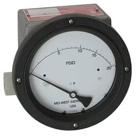 220-sc-02-o Midwest Instrument Aaa -50p Pressure Gauge To 50 Psi