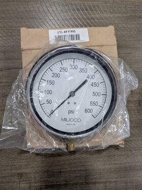 4ffr6 Miljoco 0-600 Psi Gauge In Box