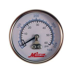 Milton Industries 030937111906 1190 Gage 1/4 Inch Npt 0-60 Psi - Center Mount 1ea Milton Industries 030937111906 1190 Gage 1/4 Inch Npt 0-60 Psi - Center Mount 1ea