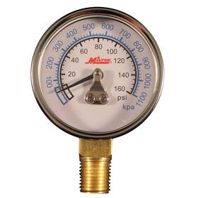 Milton Industries 030937111944 1194 Gage 1/4 Inch Npt 0-160 Psi - Bottom Mount 1ea