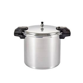 Mir-92122amz Mirro 22 Quart Aluminum Pressure Canner With 3 Regulators And Double Cooking Racks