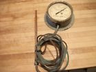 10-tt Model Johnson Service Co Industrial 1960s Thermometer Gage And Copper Probe Wire