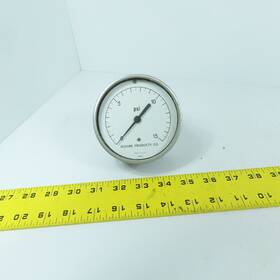 3189-5 Moore Products Air Pressure Gauge 0-15 Psi 3-1/2 Inch