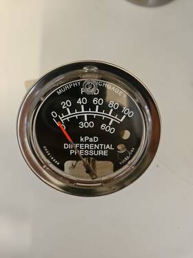 A25dpeo-100 Murphy Swichgage Differential Pressure Mechanical Guage