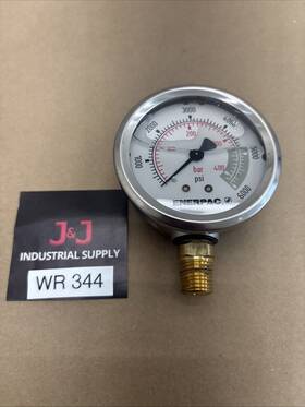 2517sl My Store Enerpac 2.5 Inch 6000 Psi Glycerine Filled Hydraulic Pressure Gauge