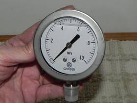 Gv50123-au1 Nagano Keiki Gv50123-au1/4bx60 10mpa Pressure Sensor Switch Gauge Glycerin Filed
