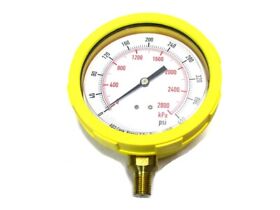 4efk5 New 0-400 Psi -2-1-2% Accuracy Polycarbonate Lens Yellow Pressure Gauge 4efk5 New 0-400 Psi -2-1-2% Accuracy Polycarbonate Lens Yellow Pressure Gauge