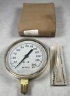 65-10-164 New Argco Air Water Gauge 0-300 Psi 1/4inch Npt