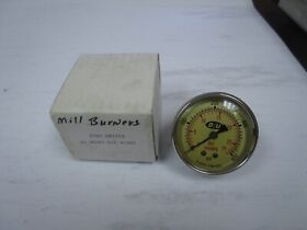25-400fg-02b-0-400 New Duro-united Liquid Filled Pressure Gauge 25-400fg-02b-0/400 1-400 Psi