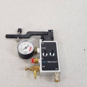 Ipv-s1 Newport Leveling Valve Pressure Gauge 1/4 Inch Air In 1/8 Out