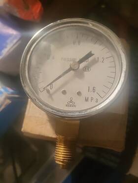 258141-02015 Nisshin Gauge 60 A-no1n G1/4 1.6 Mpa