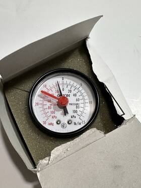 58077020 Nks/orion Compound Vacuum/pressure Gauge 30 In/hg-15 Psig