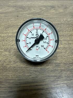 110511 Norgren Pressure Gauge 0-160 Psi