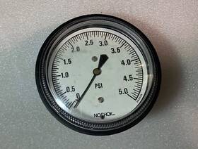 093086 Noshok Pressure Gauge 0-5.0 Psi. 2.5 Inch Diameter