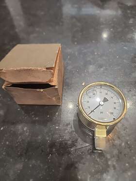 N18706 Noshok 18706 Pressure Gauge 0-100 Psi