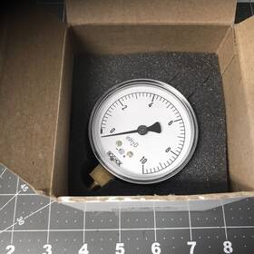 25-200-10-inh2o Noshok Nib Gauge 2-1/2 Inch Face 1/4 Npt 0-10 Psi La60m