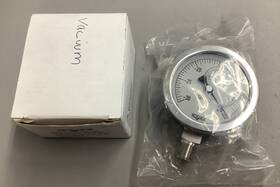 Noshok 25-500-30-vac-mcmaster 1/4npt 2.5 Inch Glycerin Filled Vacuum Gauge B589