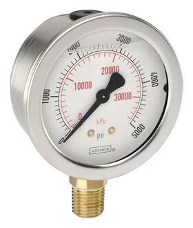 25-901-100-1 Noshok 25-901-100-1/4 Gauge 2-1/2 Inch 60# 1/4 Lm Liquid Scbi -noshok