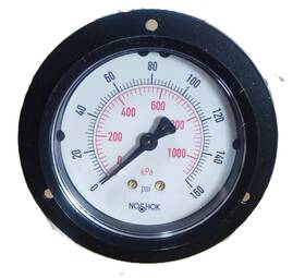 25-110-160 Noshok 4132212920 Pressure Gauge Psi 1/4 Inch Npt Back Connection New In Box