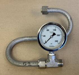 N26921 Noshok Gauge 316 Ss Tube And Socket 0-2000psi