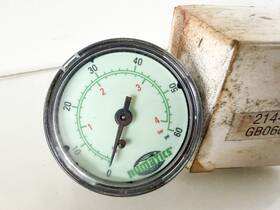 Gb060 Numatics Pressure Gauge 0-60 Psi 2 Inch Face 1/4 Npt Back Mount El26