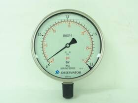 233.50.160 Observator 191703 New-no Box 2bar Pressure Gauge 0-2bar 1/2 Inch Npt