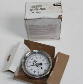 Pgs-25l-30v Omega Pgs-25l-30v/30 Pressure Gauge Vac 30 Psi