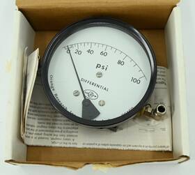 26020 Orange Research 1201pg#26020 3000psi Gauge 0-100 Psid 1/4 Inch Npt New In Box