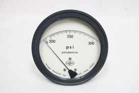 1301-e1006 Orange Research Differential Pressure Gauge 6in 0-300psi 1/4in Npt