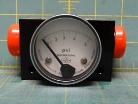 Pg-1a-2l Orange Research Inc 1201 Pressure Gauge 5 Psi 1/4inch Npt Inlet