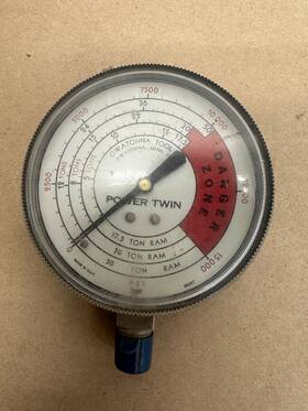 89017 Owatonna Tool Company Power Twin Pressure Gauge New