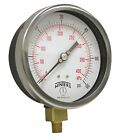 P3s6079 Winters Instruments Series Aluminum Dual Scale Pressure Gauge With Brass
