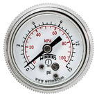 P9s901399 Winters Instruments Series Steel Dual Scale Pressure Gauge 696576105074