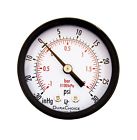 Pa204b-v30 Durachoice Dial Utility Vacuum Pressure Gauge For Air Compressor Water