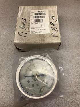 9792800 Pacific Scientific New In Box Glycerin Filled 4 Inch Dial Pressure Gauge 1/4 Npt Ss