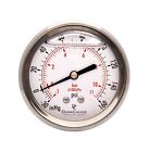Pb254b-v160 Durachoice Oil Filled Vacuum Pressure Gauge Stainless Steel Case Brass