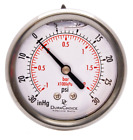 Pb254b-v30 Durachoice Oil Filled Vacuum Pressure Gauge Stainless Steel 783583824705