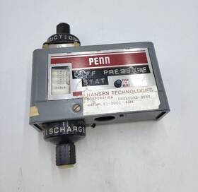 61-0001 Penn Differential Pressure Gauge 8-70 Psi 30 Sec Delay Time Manual Reset