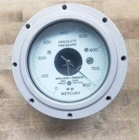 61d-1d-0800 Pennwalt Absolute Pressure Gauge 0-800 Mmhg Wallace And Tiernan 61d-1d-0800 Pennwalt Absolute Pressure Gauge 0-800 Mmhg Wallace And Tiernan