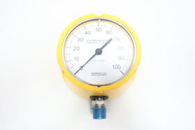 121tid04y23-v Perma-cal Pressure Gauge 4-1/2in 0-100psi 1/2in Npt