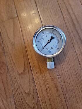 201l-404h Pic Gauges Pressure Gauge Liquid 4 Inch 0-300 Psi 20tv52
