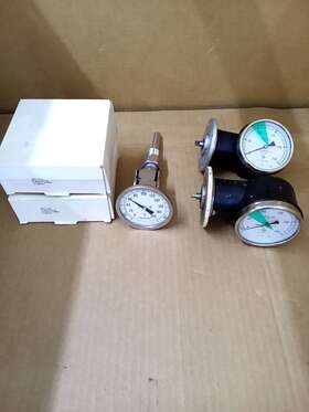 4001-2lg Pic Ashcroft And Kuramoto Gauges Lot Of 5 See Description